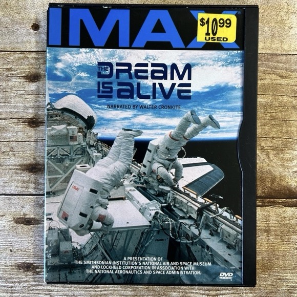 Other - IMAX The Dream Is Alive DVD Space Shuttle‎ Documentary Walter Cronkite NASA 2001